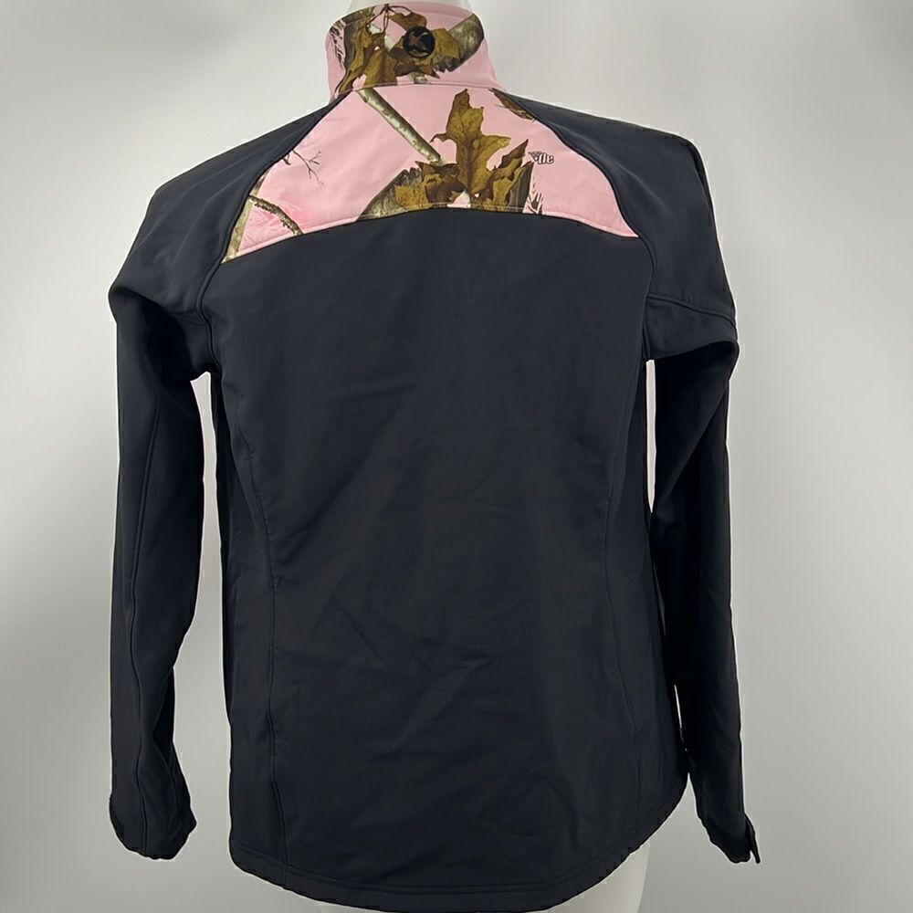 RealTree women’s pink black long sleeve full zipper jacket - Picture 6 of 6
